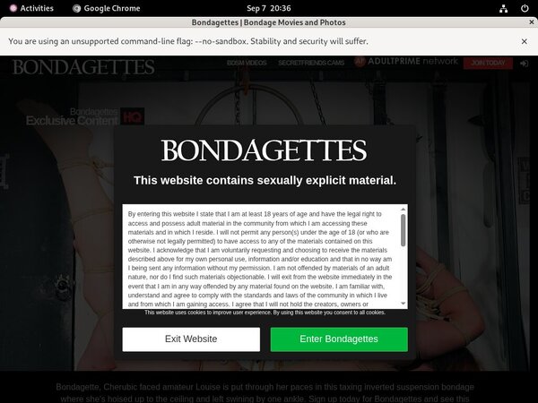 Free Trial Bondagettes Login