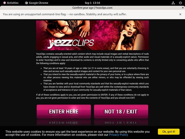 Free Yezzclips.com Premium Account