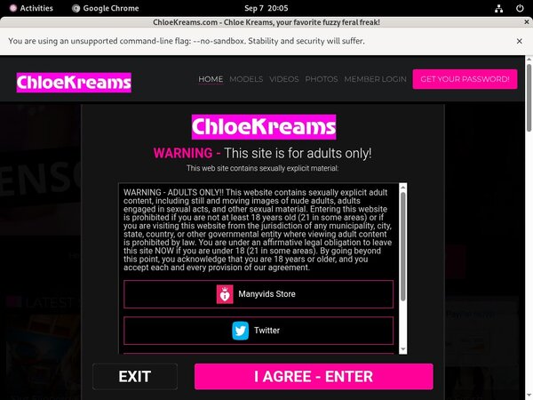 Get Chloekreams For Free