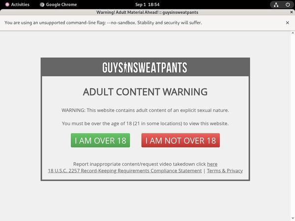 Guys In Sweatpants Discount Memberships