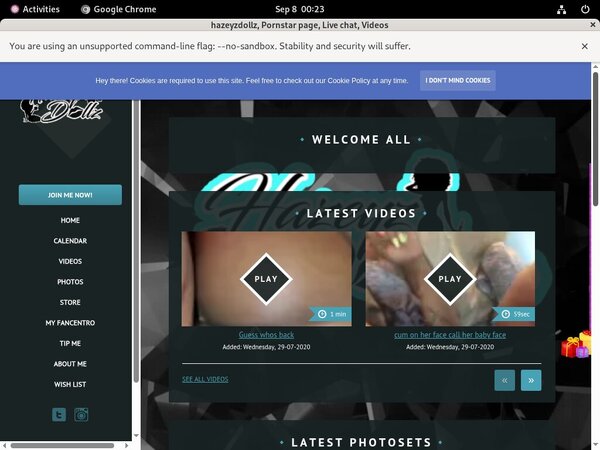 Hazeyzdollz.com Free Member