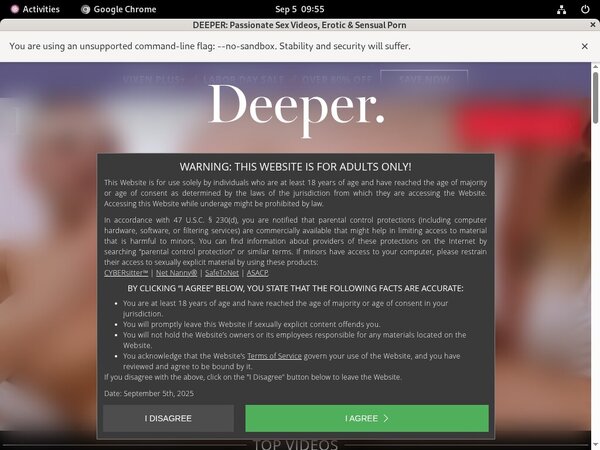 How To Get A Free Deeper.com Account