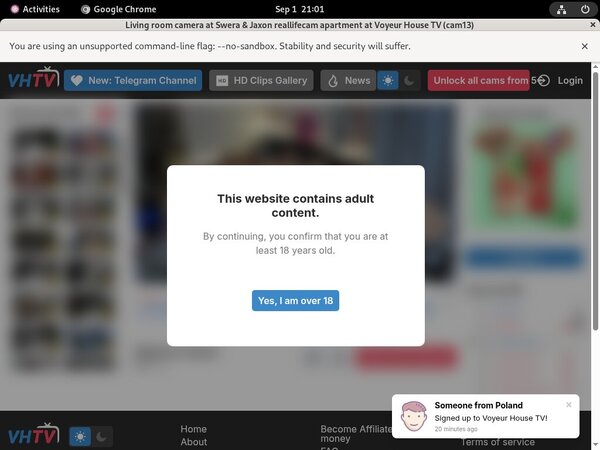 How To Get Free Voyeur House TV Account