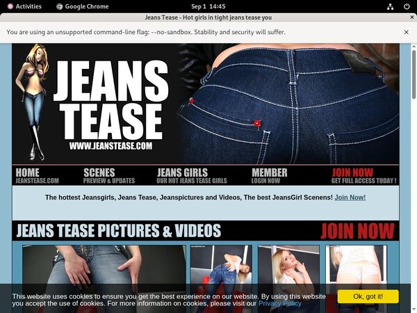 Jeans Tease Porn Login