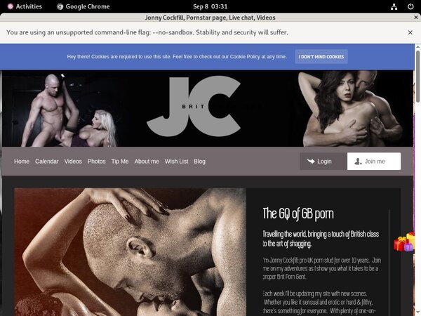 Jonnycockfill.modelcentro.com Free Sign Up