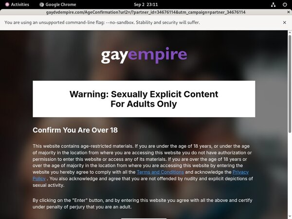 New Gay Empire Discount Deal