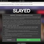 Slayed.com Account Login