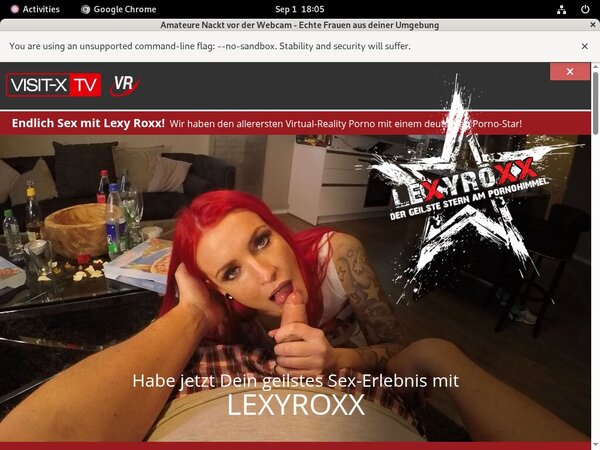 Visit-X TV VR Crear Cuenta