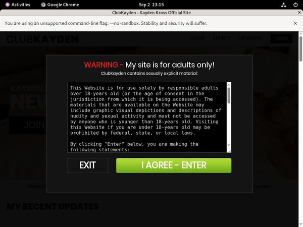 Kaydenclub Login Account