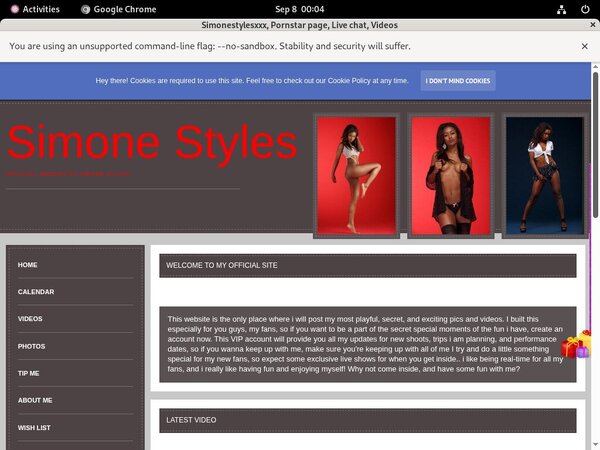 Simonestylesxxx.modelcentro.com Canadian Dollars