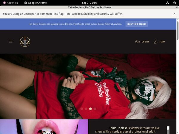 TableTopless With Gift Card