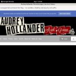 Theaudreyhollander.com Premium Account Login