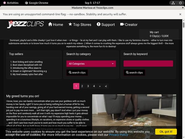 Yezzclips.com Password Site