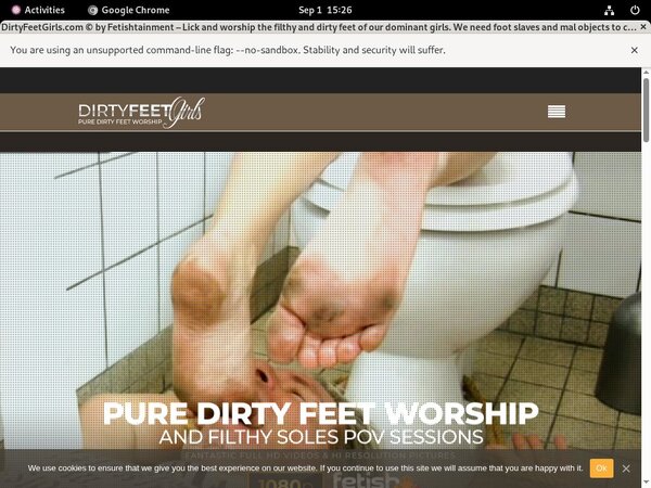 Dirty Feet Girls Discount Payment