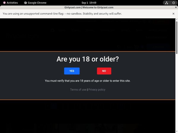 Discount GirlyCast.com Account