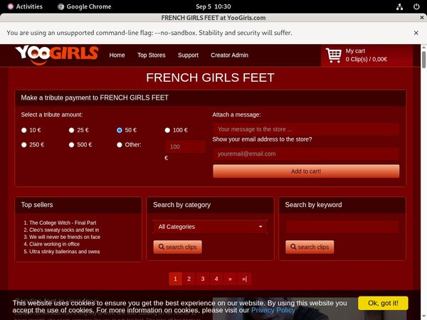 FRENCH GIRLS FEET ????