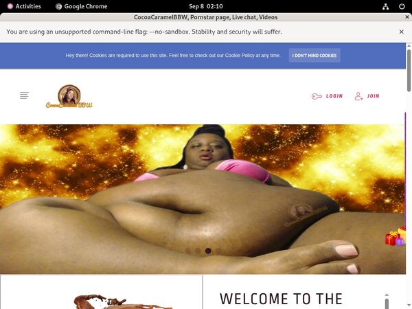 Join CocoaCaramelBBW Paypal