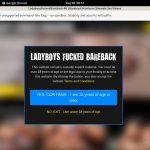 Ladyboys Fucked Bareback Porn Pass