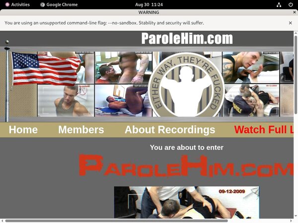 Parole Him Member Account