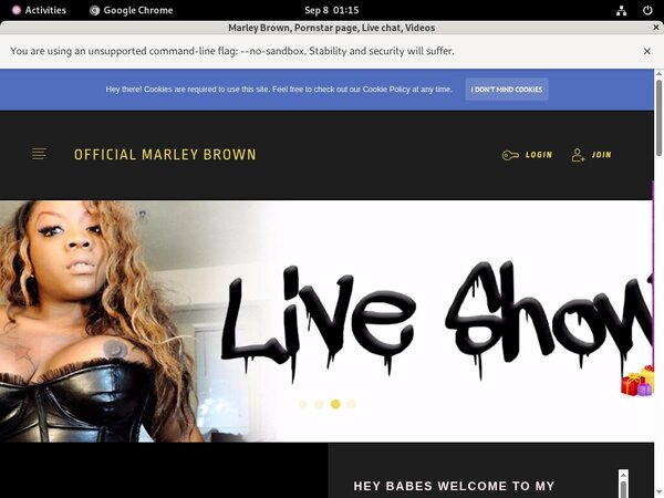 Pay For Officialmarleybrown.com