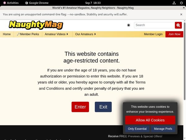 Premium Naughty Mag Pass