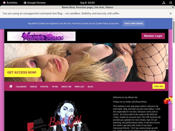 Ravenroxx.com Paswords