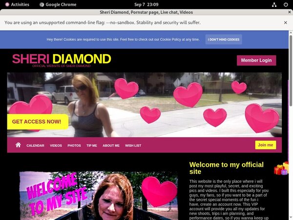 Sheri.modelcentro.com Free Users