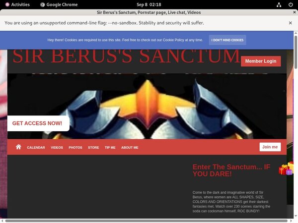 Sir Berus's Sanctum Cash