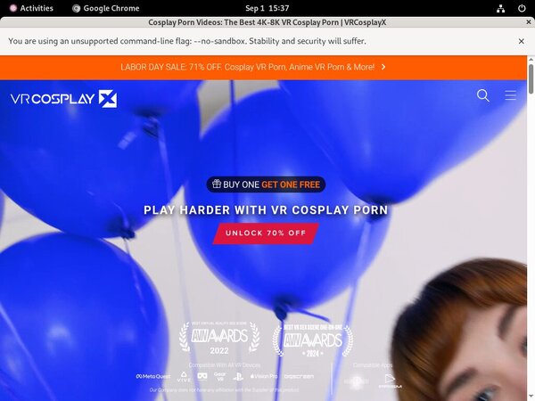 VR Cosplay X Segpay Discount