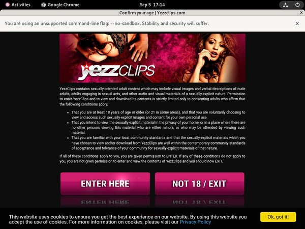 Yezzclips.com Account Membership