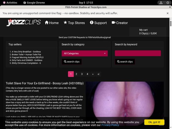 Filth Fetish Studios Account For Free