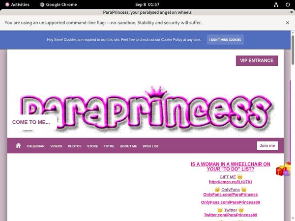 Paraprincess.comaccounts