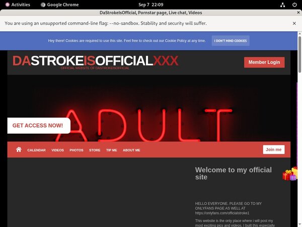 DaStrokeIsOfficial Footjob