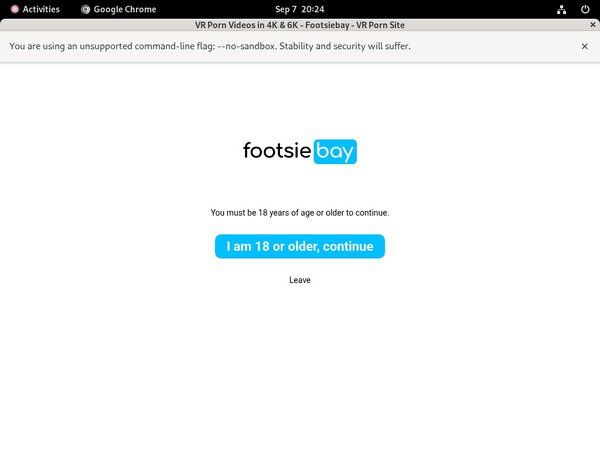 Footsie Bay Home Page