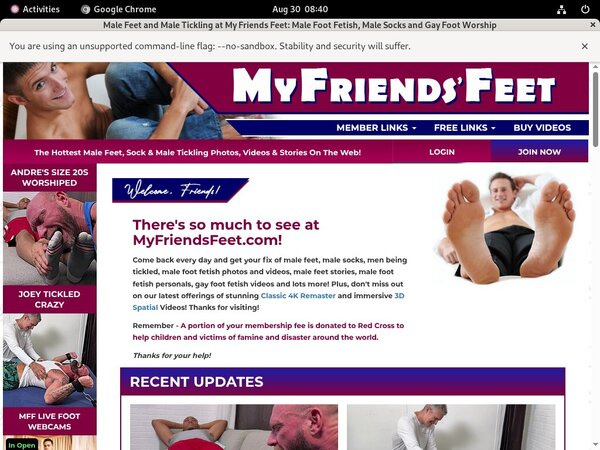 My Friends Feet Premium Logins