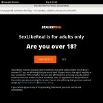 Sexlikereal Kennwort